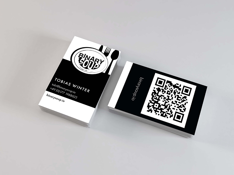 Visitenkarten, BinarySoup