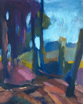 Altmühltal, 2020, Acryl auf Leinwand, 30 x 20 cm