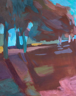 Gestalten II, 2020, Acryl auf Leinwand, 60 x 50 cm