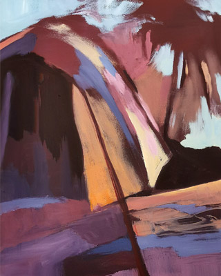 Parasite III, 2021, Öl auf Leinwand, 40 x 30 cm