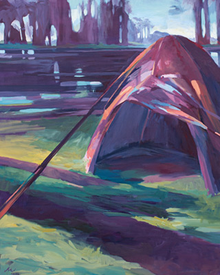 Parasite I, 2021, Öl auf Leinwand, 140 x 100 cm